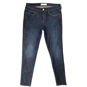 GAP 1969 True Skinny Dark Indigo Ankle Jeans SZ 31R